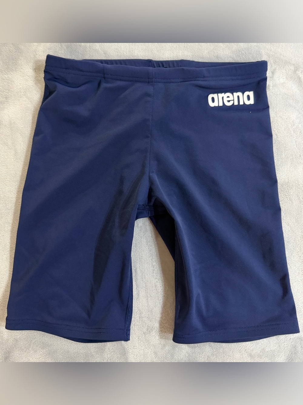 Arena Navy Swim Jammers with White Logo